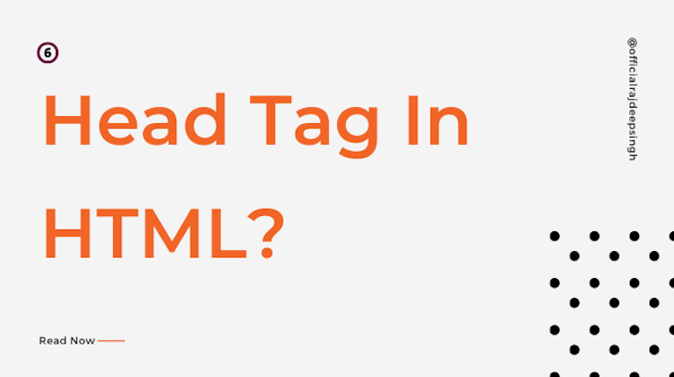Head Tag In HTML?