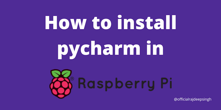How to install pycharm in raspberry pi 4?