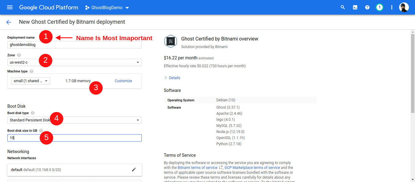 Option Provide By GCP For Ghost CMS Option Provide By GCP For Ghost CMS
