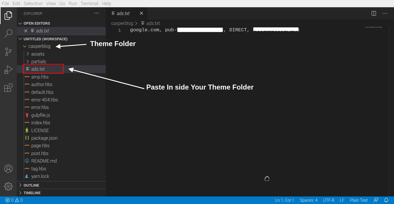 Paste Inside Your Ghost Theme Root Folder