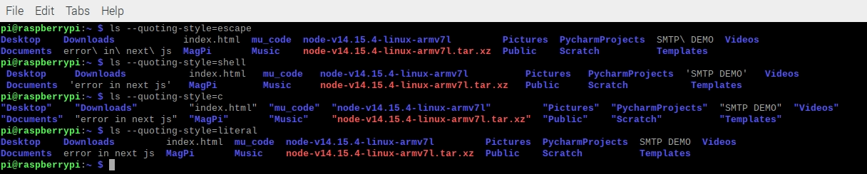 output with different style output with different style