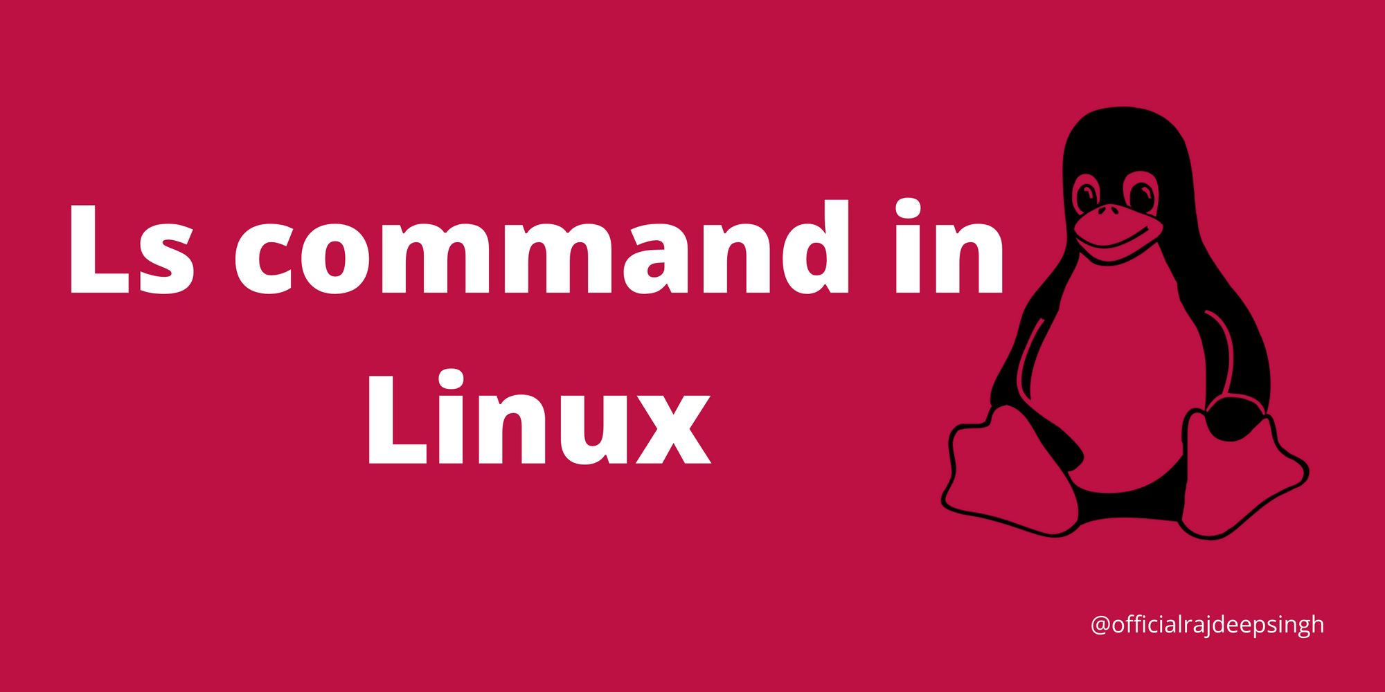 Ls command in Linux