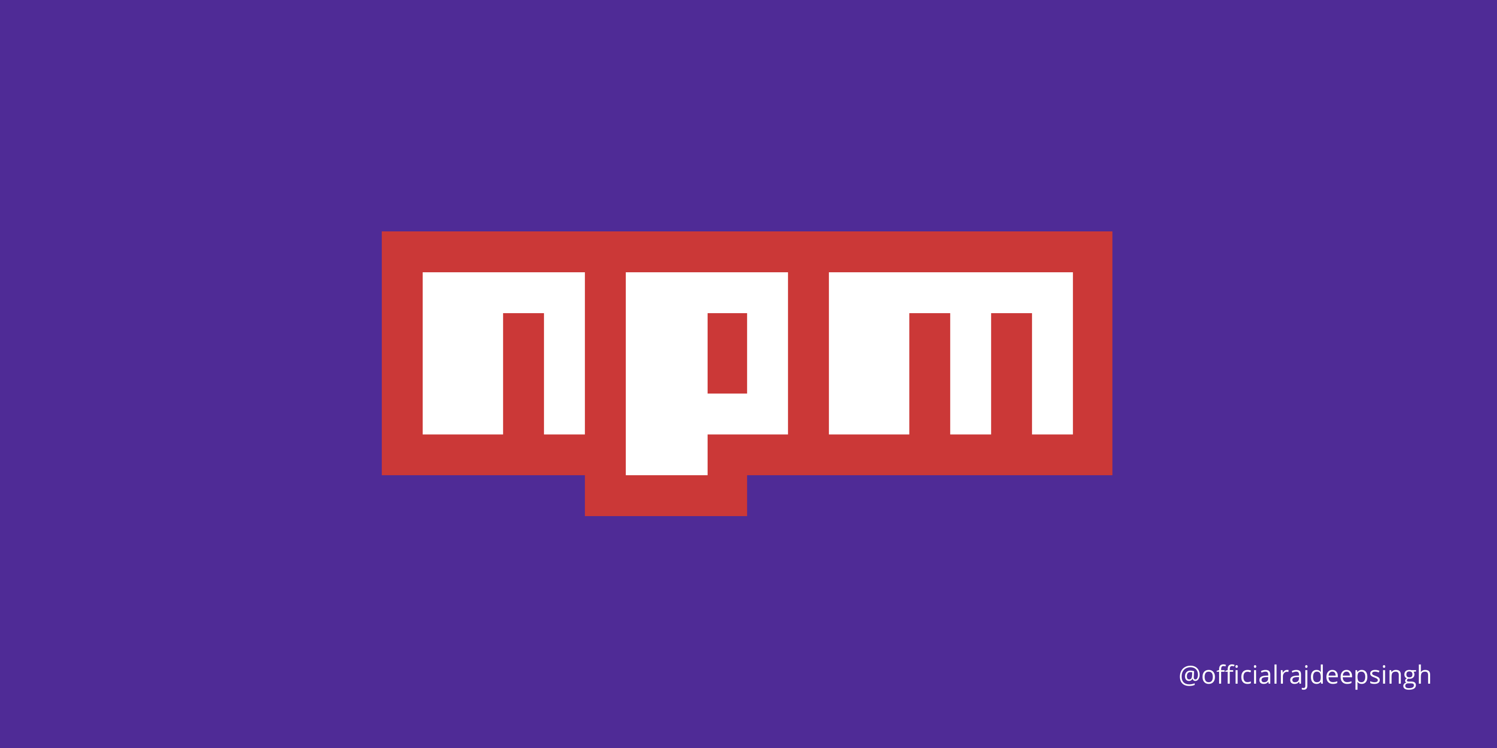 What is the NPM init command?